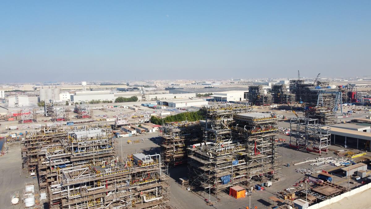 EPC TO BUILD 39 PROCESS MODULES FOR ADNOC'S DALMA GAS DEVELOPMENT PROJECT